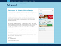 badeferien.ch Webseite Vorschau