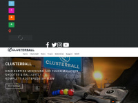 clusterball.de Webseite Vorschau
