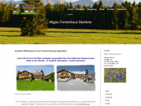 allgaeu-ferienhaus-marlene.de Webseite Vorschau