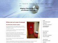 allgaeuer-bauthermografie.de Webseite Vorschau
