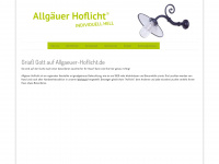 allgaeuer-hoflicht.de Webseite Vorschau