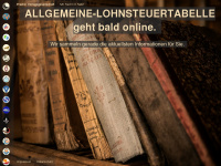 allgemeine-lohnsteuertabelle.de Webseite Vorschau