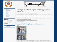 allkampf-augsburg.de Webseite Vorschau