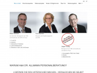 allmannpb.at Webseite Vorschau