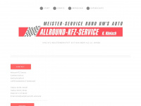 allround-kfz-service.de Webseite Vorschau