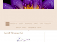 alma-therapie.de Webseite Vorschau