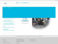 almex.ch Webseite Vorschau