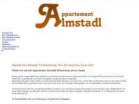 almstadl-tirol.at Webseite Vorschau