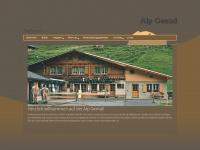 alp-gental.ch Webseite Vorschau