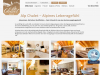 alp-chalet.de Webseite Vorschau