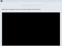 alpage-du-tronc.ch Webseite Vorschau