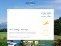 alpenblick-bayern.de Webseite Vorschau