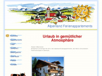 alpenland-ferienappartements.de Webseite Vorschau