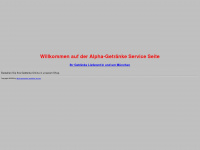 alpha-fuchs-getraenke.de Webseite Vorschau