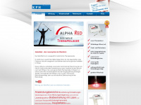 alpha-red.at Webseite Vorschau