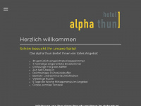 alpha-thun.ch Webseite Vorschau