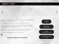 alpha-tech.at Webseite Vorschau