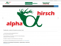 alphahirsch.at Webseite Vorschau