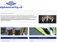 alphasecurity.ch Webseite Vorschau