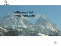 myalphorn.com Webseite Vorschau