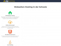 alphosting.ch Webseite Vorschau