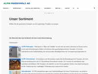 alpin-massivholz.ch Webseite Vorschau