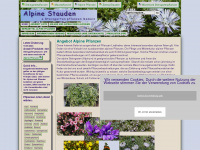 alpine-stauden.de Webseite Vorschau