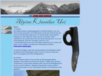 alpineklassikeruri.ch Webseite Vorschau