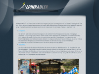 alpinradler.de Webseite Vorschau