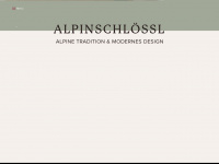 alpinschloessl.at Webseite Vorschau