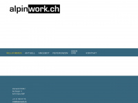 alpinwork.ch Webseite Vorschau