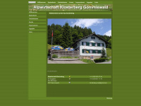 alpwirtschaft-klosterberg-gommiswald.ch Webseite Vorschau