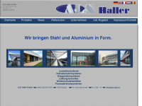als-haller.at Webseite Vorschau