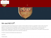 ind-ex.info Webseite Vorschau