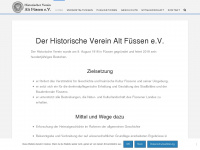 alt-fuessen.de Webseite Vorschau