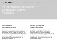 alta-vista.ch Webseite Vorschau