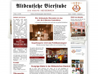 altdeutschebierstube-eisenach.de Webseite Vorschau