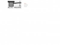 alte-presse.at Webseite Vorschau