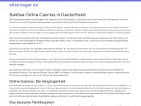 altekrieger.de Webseite Vorschau