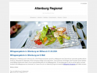 altenburg-regional.de Webseite Vorschau
