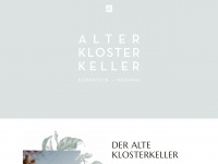 alter-klosterkeller.at Webseite Vorschau