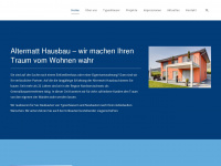 altermatthausbau.ch Webseite Vorschau