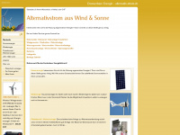 alternativ-strom.ch Webseite Vorschau
