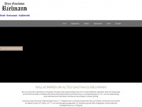 altes-gasthaus-rielmann.de Webseite Vorschau