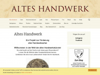 altes-handwerk.ch Webseite Vorschau