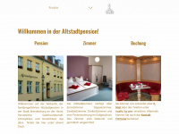 altstadtpension-brb.de Webseite Vorschau