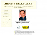altwaren-palaschke.at Webseite Vorschau