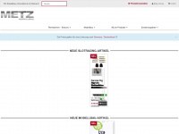 modellbau-metz.com Webseite Vorschau