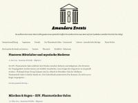 amandara.de Webseite Vorschau