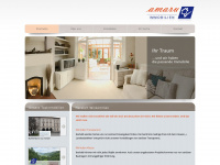 amaru-immobilien.at Webseite Vorschau